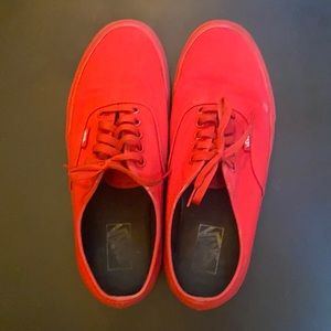 Red men’s vans